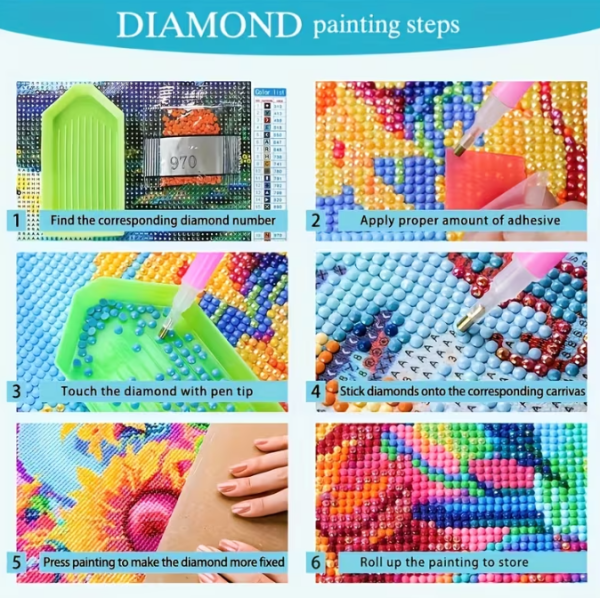 Diamond Painting Manhattan in der Nacht